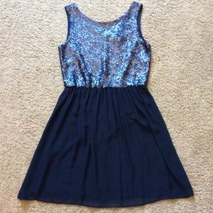 Marie Lund Blue Dress